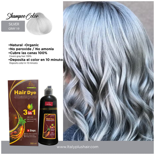 Shampoo Color Silver Gray 19