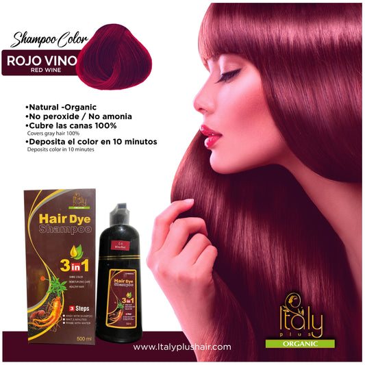 Shampoo Color Red Wine