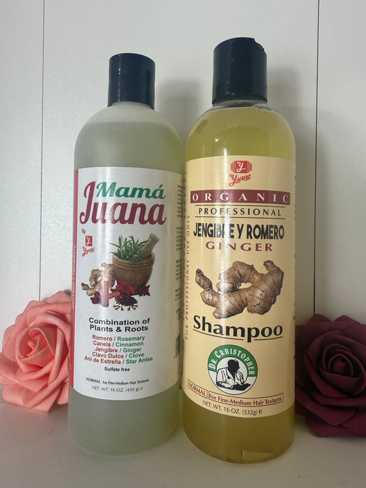 Mama Juana Shampoo with Free Rosemary and Ginger Shampoo!