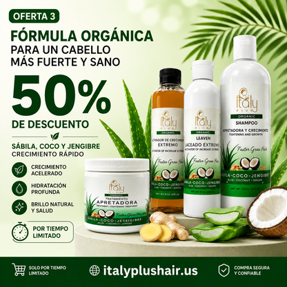 Aloe, Ginger, And Coconut.